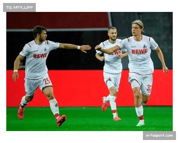 海登海姆球员进球后冲向北看台,与主场球迷共同庆祝